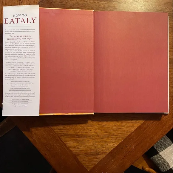 How To Eataly 11” Hardcover Coffee Table/Cookbook Mario Batali - Picture 5 of 9